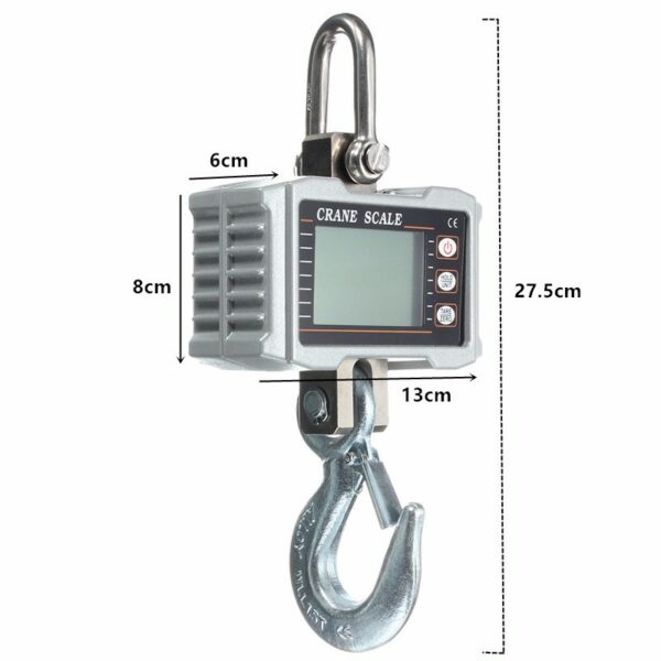 SENS S Series - 100 Kg, 300 Kg, 500 Kg, 1000 Kg (1 Ton) - Hanging and Crane Scale - Image 3