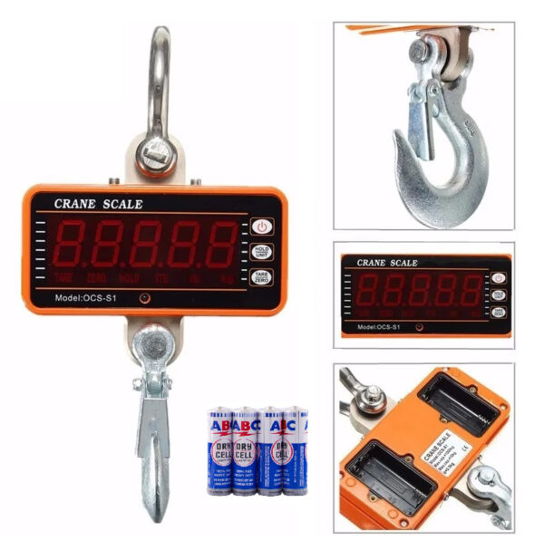 SENS S1 Series - 100 Kg, 300 Kg, 500 Kg, 1000 Kg - Hanging and Crane Scale - Image 2