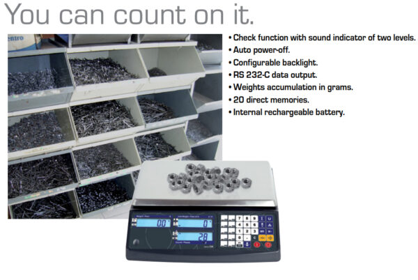 SENS™ CCT/ SCT - Counting & Weighing Scale - Range: 3~30kg - Image 3