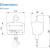SiGMA M51 Series - 100 Kg, 300 Kg, 500 Kg, 1000 Kg (1 ton), 2000 kg (2 ton) - Hanging and Crane Scale - Image 3