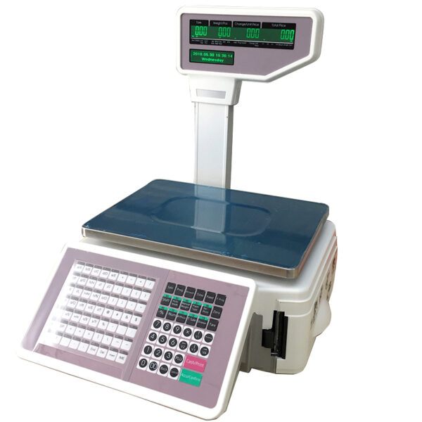 Metra, TMA 2015 - Pole Type - 30 kg / 10g - Retail, Price Computing & Label Printing Scale