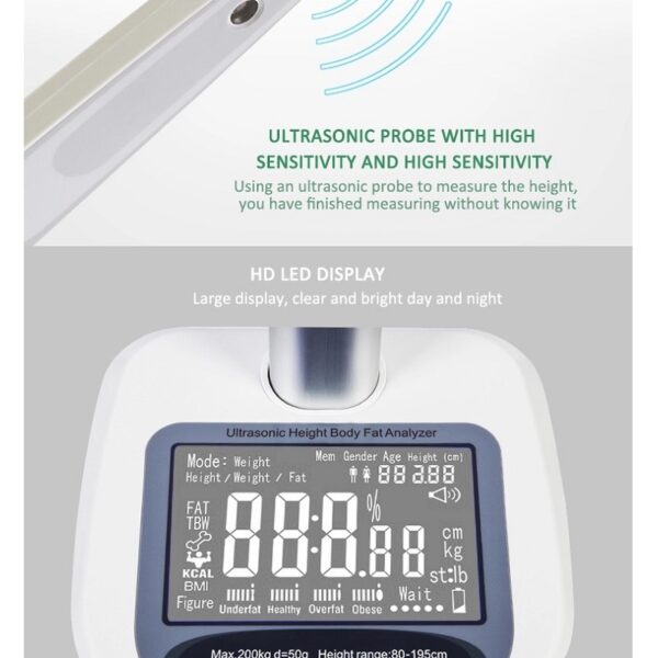 Metra H01 - BMI Height and Weight Scale - Image 4