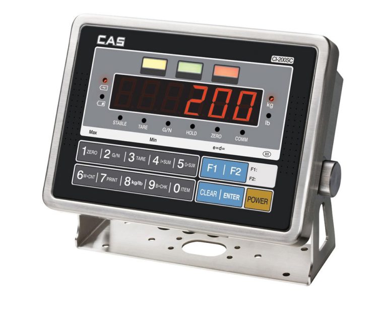 CAS, CI200 series normal & waterproof types, weighing indicator