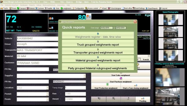 Weighbridge Software Smartweigh with Inventory and Production - Image 3